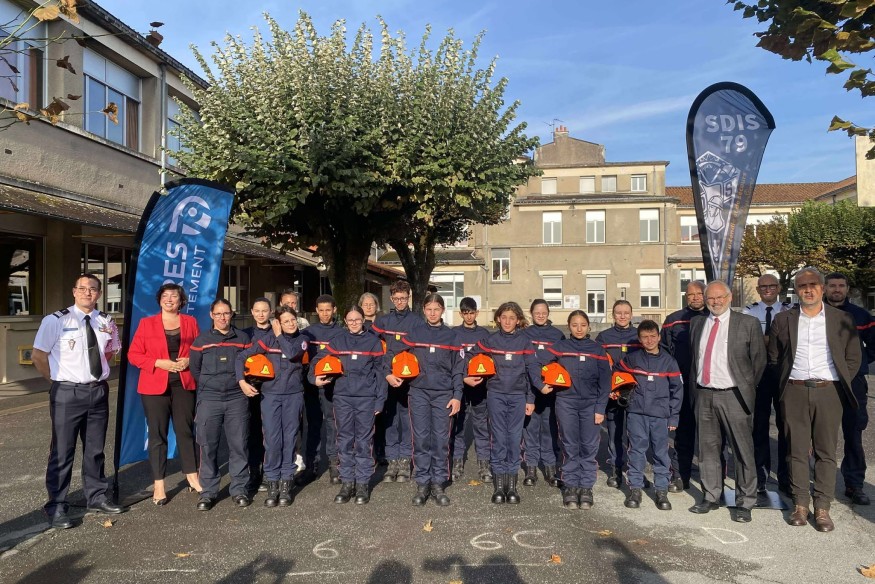 Une nouvelle promotion de jeunes pompiers dans les collèges du département.