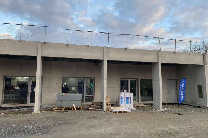 À Parthenay, le chantier de la nouvelle cuisine centrale avance