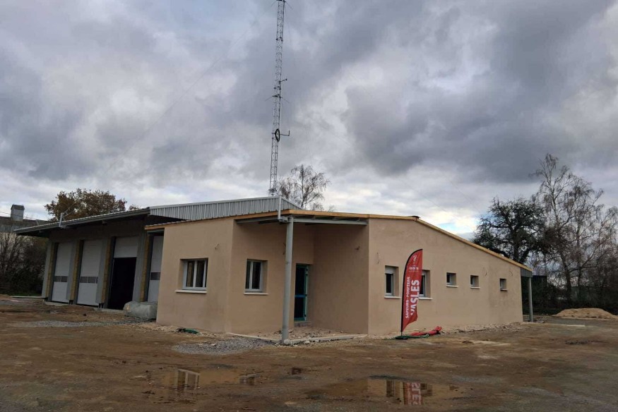 Les travaux du centre d’incendies et de secours de Vasles avancent