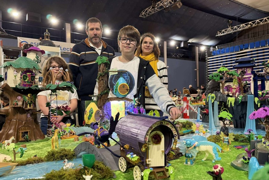 À l’exposition Playmobil, même les jeunes peuvent présenter leurs créations